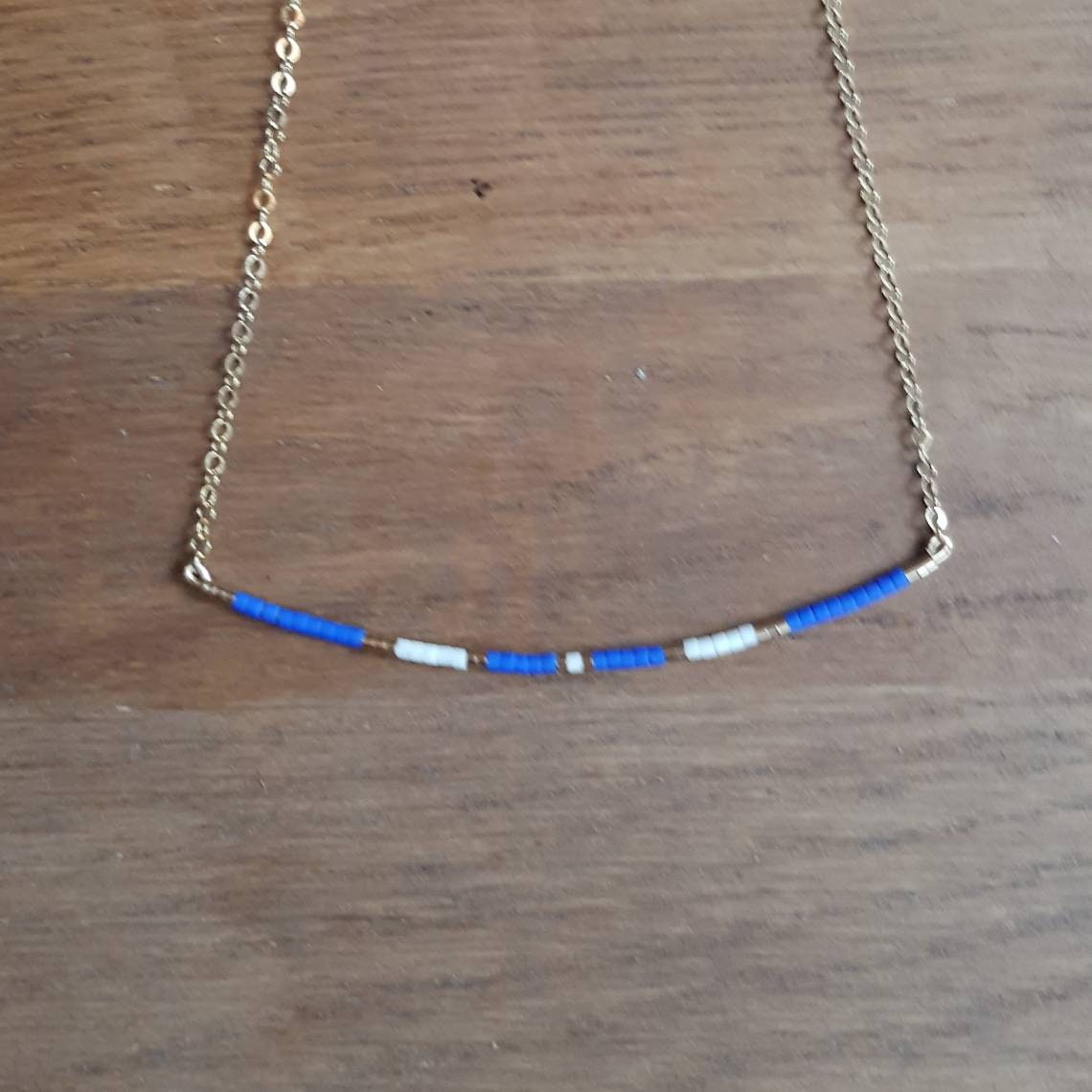 Ola Halskette Blau König von Ccedille