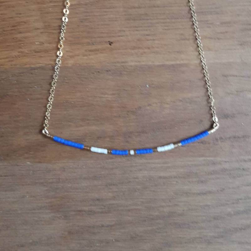 Ola Halskette Blau König von Ccedille