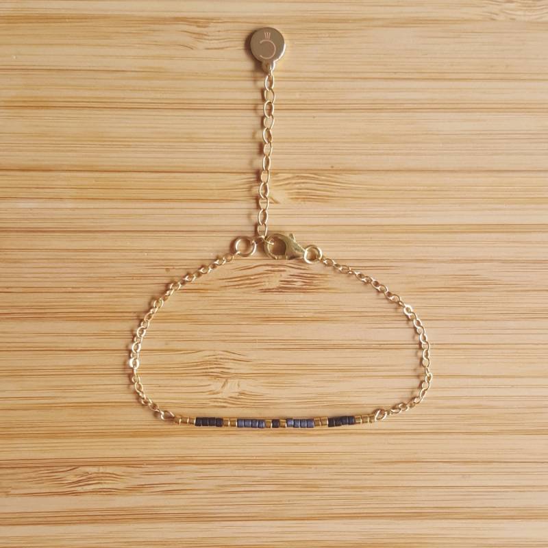 Ola Platte Gold Armband Und Miyuki Glasperlen Ola Platte Gold Armband Und Miyuki Glasperlen von Ccedille
