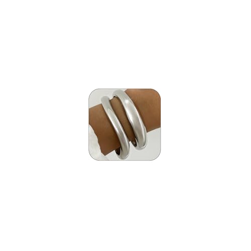 Ccjmyll Goldener Armreif für Frauen, trendiges, klobiges gedrehtes Manschettenarmband, stapelbar, Statement-Armreif, Schmuckgeschenke, Large, Zink, Kein Edelstein Ccjmyll Goldener Armreif für Frauen, trendiges, klobiges gedrehtes Manschettenarmband, stapelbar, Statement-Armreif, Schmuckgeschenke, Large, Zink, Kein Edelstein von Ccjmyll