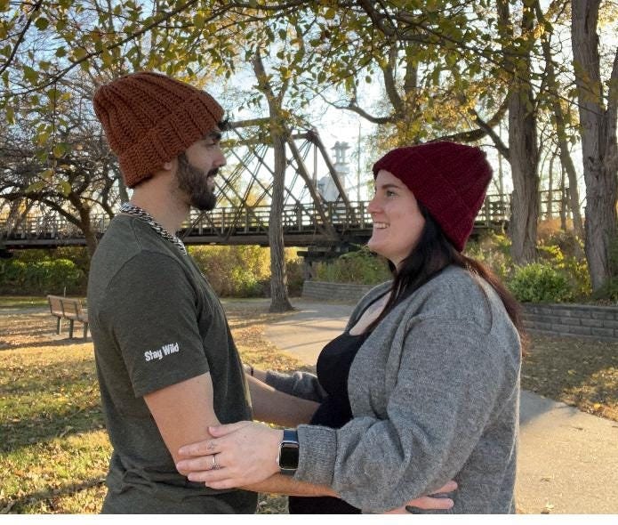 Grobstrick Cuffed Brim Hut/Unisex Beanie Handgefertigte His & Hers Mütze Gerippte Wolle Free Kostenloser Versand Im Inland von CdCkDesign