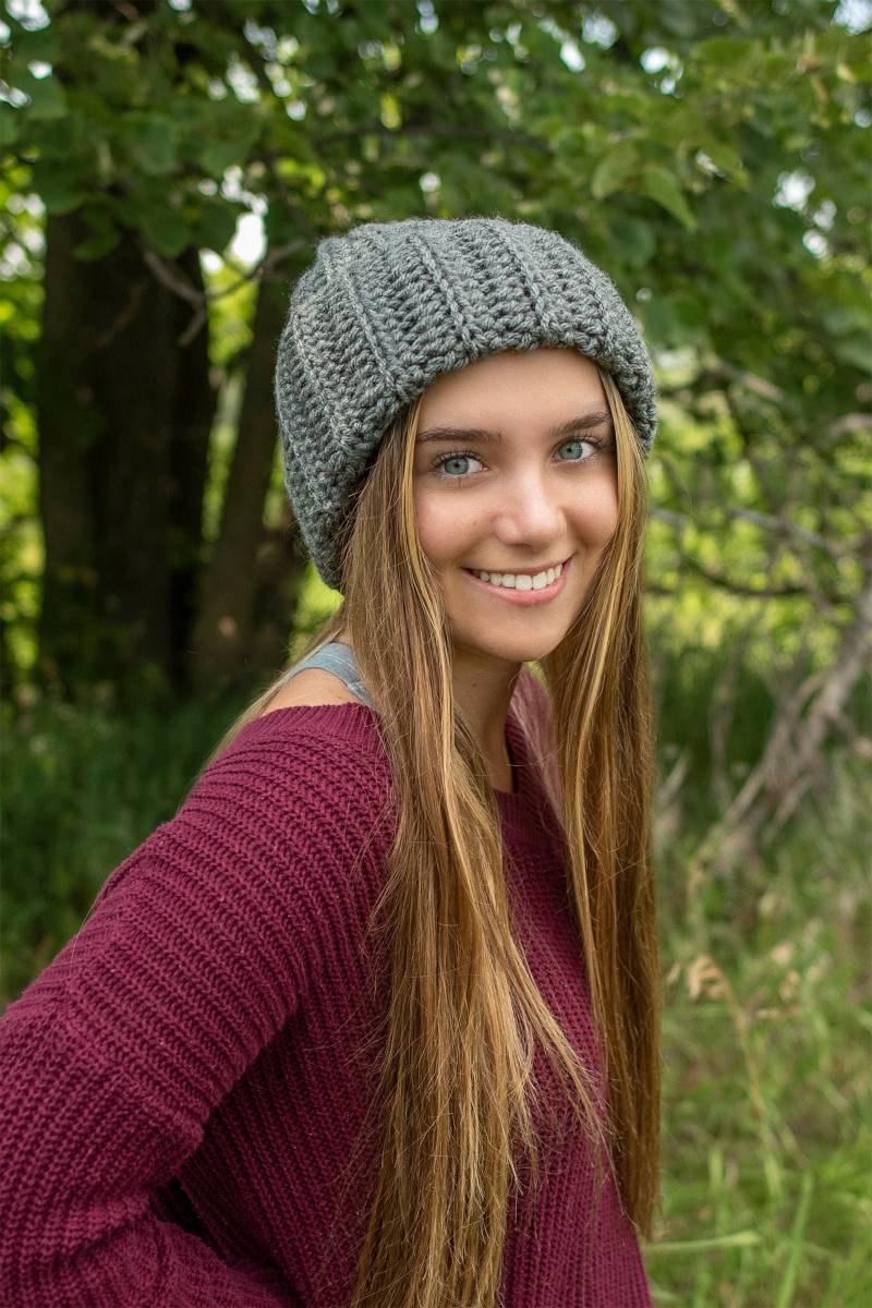 Grobstrick Cuffed Brim Hut/Unisex Beanie Handgefertigte His & Hers Mütze Gerippte Wolle Free Kostenloser Versand Im Inland von CdCkDesign