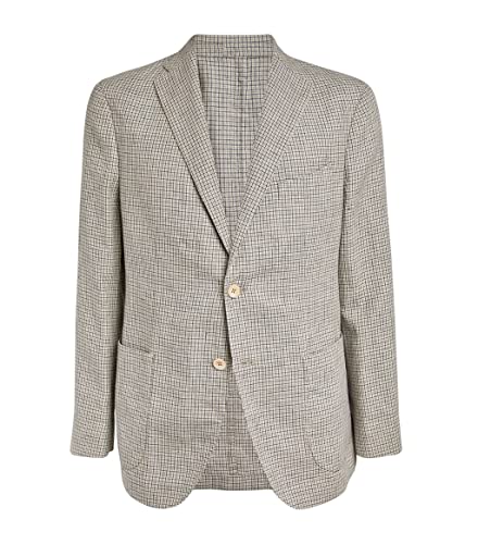 Cdkoke Herren Schwalbe Gürtel Blazer Kerbe Revers aufgesetzte Tasche für Party Abschlussball Mantel von Cdkoke