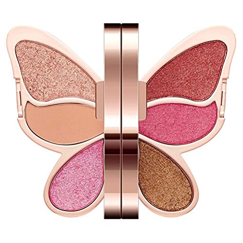 CeFoney Schmetterlings-Lidschatten-Palette, tragbares Schmetterlings-Make-up-Palette-Set 6-farbige Schmetterlings-Lidschatten-Palette Wasserdichte und langlebige Lidschatten-Palette CeFoney Schmetterlings-Lidschatten-Palette, tragbares Schmetterlings-Make-up-Palette-Set 6-farbige Schmetterlings-Lidschatten-Palette Wasserdichte und langlebige Lidschatten-Palette von CeFoney