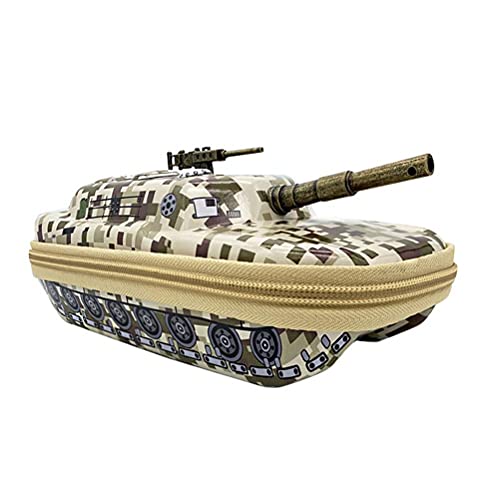 CeFurisy Federmäppchen - Kreative Federmäppchen-Tasche in Tankform, EVA-Tank-Bleistifttasche mit großer Kapazität, Stifthalter-Organizer, wasserdichte Schreibwarentasche für studentische CeFurisy Federmäppchen - Kreative Federmäppchen-Tasche in Tankform, EVA-Tank-Bleistifttasche mit großer Kapazität, Stifthalter-Organizer, wasserdichte Schreibwarentasche für studentische von CeFurisy