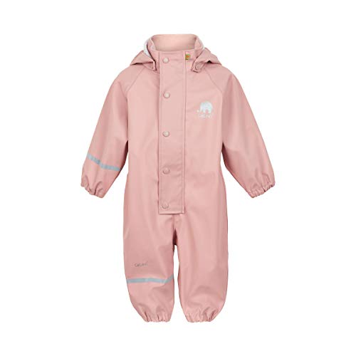 Celavi Baby-Mädchen Basic PU rain Suit Regenjacke, Misty Rose, 70 von Celavi