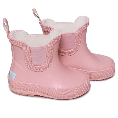 CELAVI Jungen Unisex Kinder Basic Wellies Short-solid Regenboot, Pink Misty Rose, 24 EU von Celavi