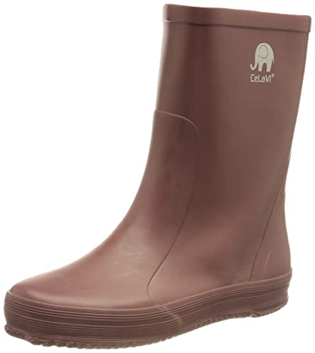 CeLaVi Jungen Unisex Kinder Basic Wellies Gummistiefel, Rose Brown, 24 EU von Celavi