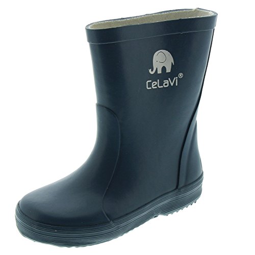 CeLaVi Jungen Unisex Kinder Basic Wellies Rain Boot, Iceblue, 19 EU von Celavi