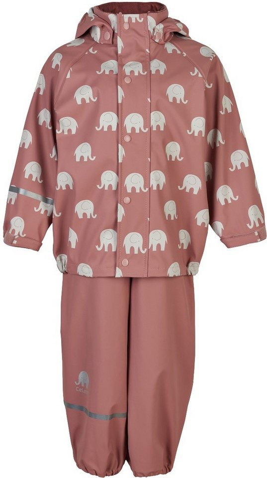 CeLaVi Regenanzug Rainwear set elephant AOP-PU von CeLaVi