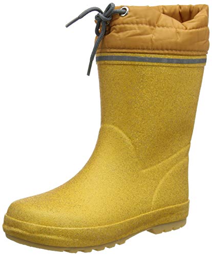 CeLaVi Unisex Baby Thermal Wellies with Linning Rain Boot, Pale Gold, 20 EU von Celavi