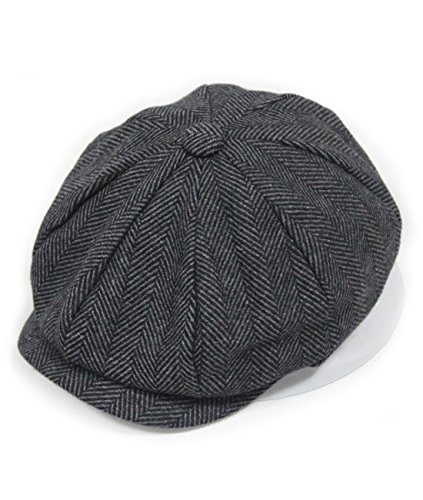 Unisex Herren Damen Winter Gatsby Newsboy Barett Cap Schirmmütze Kappe Hut (3) von CeXin