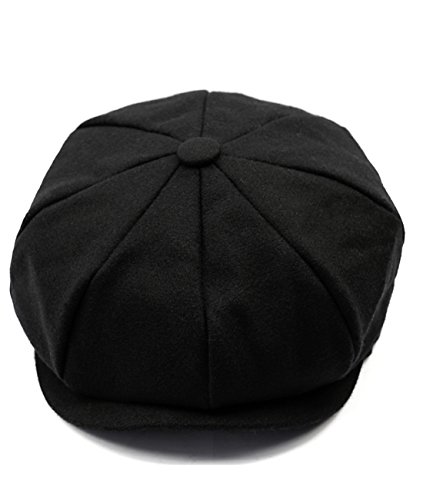 juanxian Unisex Herren Damen Winter Gatsby Newsboy Barett Cap Schirmmütze Kappe Hut (5) von juanxian