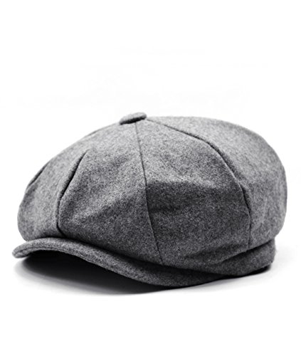 Unisex Winter Gatsby Newsboy Barett Cap Schirmmütze Kappe Hut (20) von CeXin