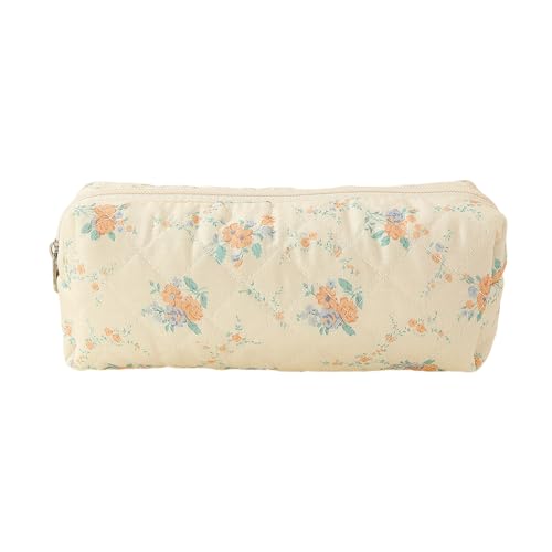 CeaBulo Bleistiftbeutel Für Lehrerlehrer Künstler Organisieren Schreibwerkzeug Große Kapazität Softdruckstifthalter Stationeries Tasche Blumenstifte Beutel von CeaBulo