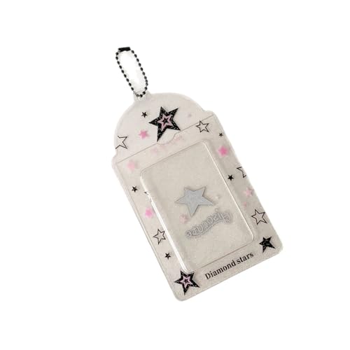 CeaBulo Cartoon Photo Card Sleeve Wasserfeste PVC Kartenabdeckungen 3inch Hülle Fotoschutz Für Beutelschlüsselketten. von CeaBulo