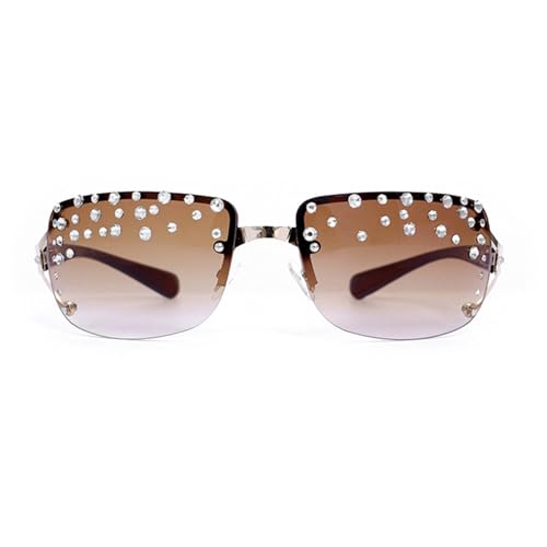 CeaBulo Dekorative Strasssteine Brillen Trendsetters Für Urlaubskleid Metall Randless Shades Retro Fashion Photo Requisiten CeaBulo Dekorative Strasssteine Brillen Trendsetters Für Urlaubskleid Metall Randless Shades Retro Fashion Photo Requisiten von CeaBulo