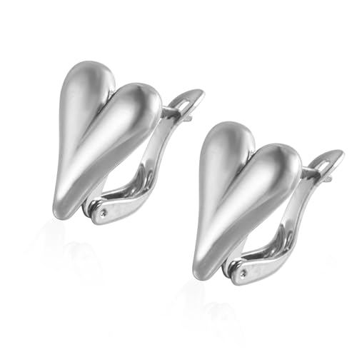 Entzückende Herzohrohrohrzubehör Frauen Ohrjewelry Einfache Ohrringe Legierung Textur Geeignet Für Alltägliche Kleidung Trendige Ohrringe von CeaBulo