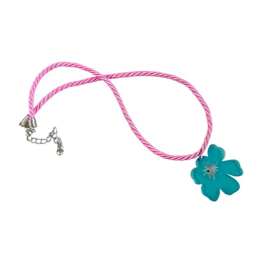 Mode Blumenanhänger Halskettehandwerk Von Stabilem Kabel Acryl Geeignet Für Alltägliche Freizeitkleidung Stilvolle Outfits Blumenkette von CeaBulo