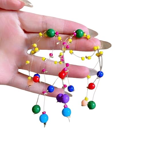 Perlen Drop Ohrringe Für Ferien Und Lässige Outfits Und Auffällige Farbenfrohe Perlenohrringe Mode Schmuck Bunte Perlenohrringe von CeaBulo