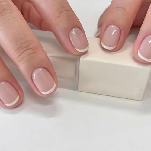 24 Stück Press on Nails Kurz Eckig, Nude French Künstliche Nägel Weiß Rand Falsche Nägel, Ballerina Acryl Full Cover Kunstnägel Nägel Zum Aufkleben, Square Fingernägel Fake Nails für Frauen 24 Stück Press on Nails Kurz Eckig, Nude French Künstliche Nägel Weiß Rand Falsche Nägel, Ballerina Acryl Full Cover Kunstnägel Nägel Zum Aufkleben, Square Fingernägel Fake Nails für Frauen von Ceboic