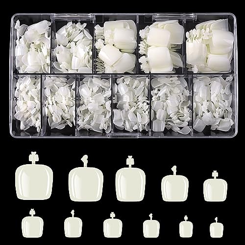 550 Stück Künstliche Zehennägel Tips, 11 Größen Falsche Zehennägel zum Aufkleben Kurze Natürliche Künstlich Fußnägel Tips, Full Cover Acryl Toe Nagel Tips mit Box für Damen Frauen Nagelkunst DIY 550 Stück Künstliche Zehennägel Tips, 11 Größen Falsche Zehennägel zum Aufkleben Kurze Natürliche Künstlich Fußnägel Tips, Full Cover Acryl Toe Nagel Tips mit Box für Damen Frauen Nagelkunst DIY von Ceboic