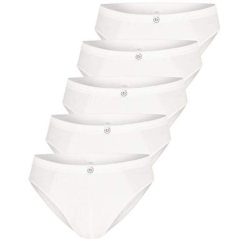 Ceceba Bugatti Herren Slips, Box, 5 Stück, elastisch weich formstabil hautverträglich (XL | 7, Weiß) von Ceceba