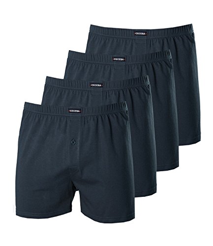 Ceceba Herren Boxershorts 2675 4er Pack, Farbe:Blau, Wäschegröße:L, Artikel:blau 2675-6979 von Ceceba