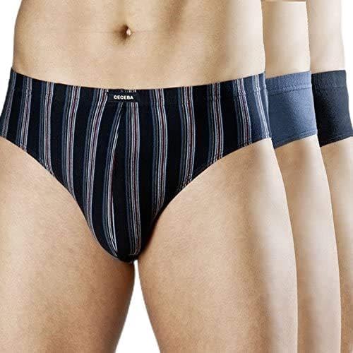 CECEBA Herren Sport-Slip Foxe ohne Eingriff 2270 3er Pack, Farbe:dark denim;Größe:18 von Ceceba