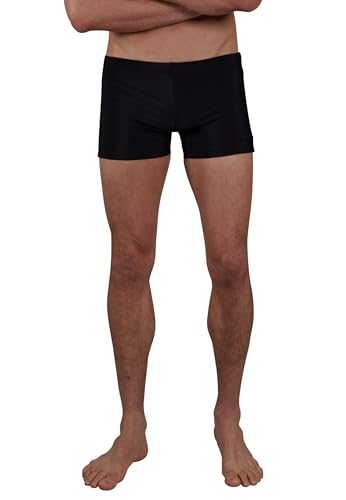 Ceceba Herren Bade-Pants, Schwimmhose, Badehose - Polyester, Elastan, Single Jersey, schwarz, Uni 3XL von Ceceba