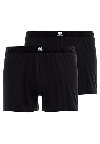 Ceceba Herren Boxershorts Shorts, 2er Pack, Schwarz (black 9000), Medium (Herstellergröße: 5) von Ceceba