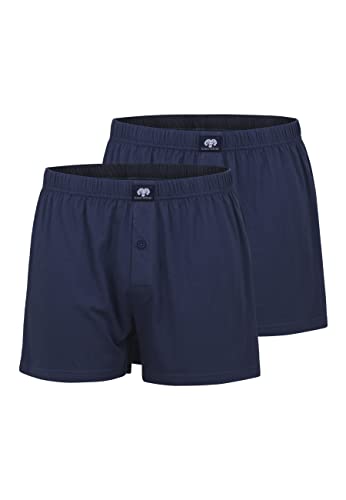 Ceceba Herren Boxershorts Shorts, 2er Pack, Einfarbig, Blau (midnight blue 6979) ,XL (Herstellergröße:7) von Ceceba