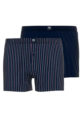Ceceba Herren Boxershorts Shorts, 2er Pack, Blau (navy-red 2550), X-Large (Herstellergröße: 7) von Ceceba