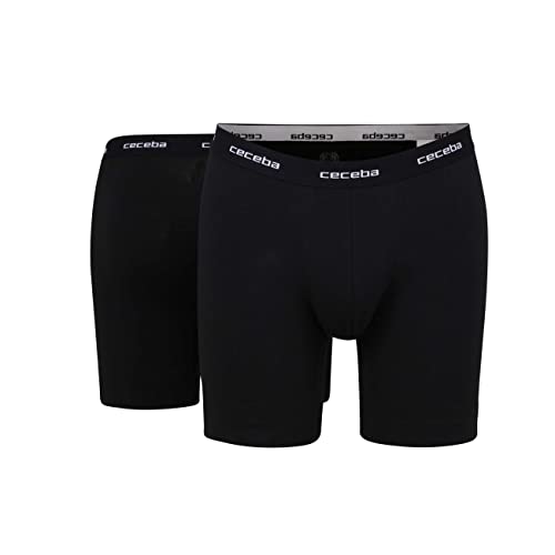 Ceceba Herren Cyclist schwarz Uni 2er Pack (as3, Alpha, 3X_l, Regular, Regular, Schwarz) von Ceceba