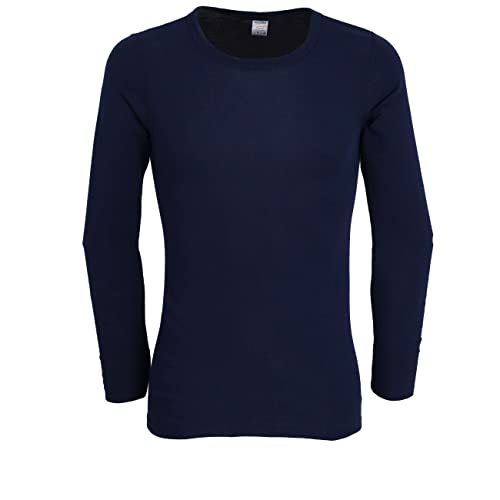 Ceceba Herren Longsleeve, Langarm, Baumwolle, Polyester, Dunova, Navy, Uni XXL von Ceceba