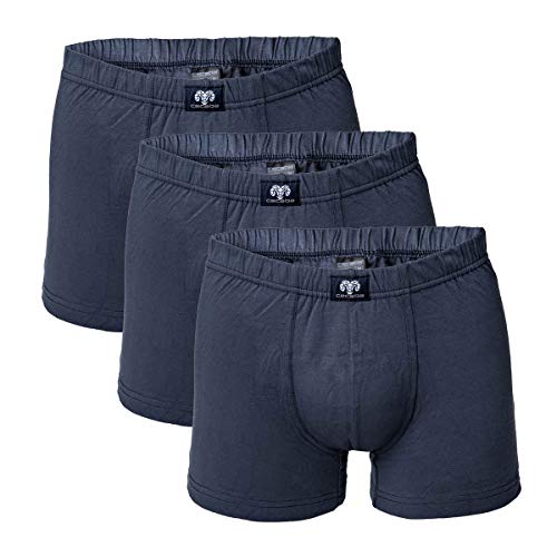 Ceceba Herren Pants, Elastan, Baumwolle, Single Jersey, blau, Uni, 3er Pack, Größe 6 (Large) von Ceceba