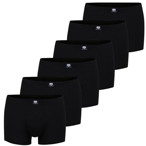 Ceceba Herren Short-Pants (DE/NL/SE/PL, Alphanumerisch, 3XL, Regular, Regular, 6 x schwarz) von Ceceba