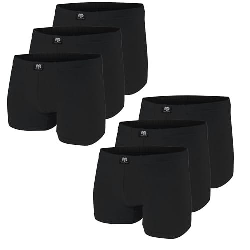Ceceba Herren Pants Shorts bis Größe 9/3XL 1819 6er Pack, Farbe:Schwarz;Wäschegröße:2XL;Artikel:Pant schwarz 6er Pack von Ceceba
