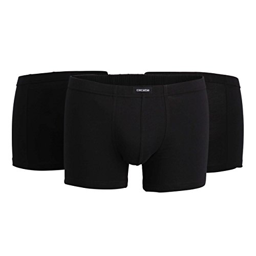 Ceceba Herren Pants, Baumwolle, Elastan, Single Jersey, schwarz, Uni, 3er Pack 6 von Ceceba