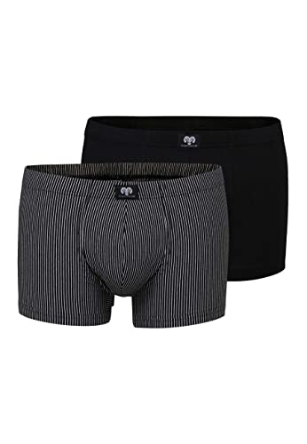 Ceceba Herren Pants 2er Pack Retroshorts, Schwarz (Black-Black 9924), X-Large (Herstellergröße: 7) von Ceceba