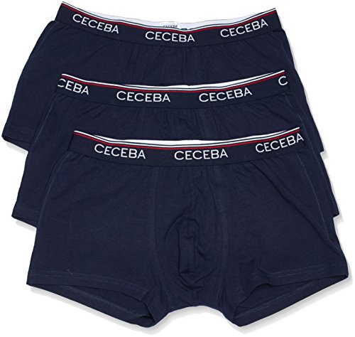 Ceceba Herren Short Pants 3er Pack Retroshorts, Blau (Navy 7000), Large (Herstellergröße: 6) von Ceceba