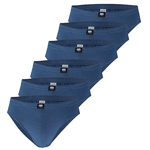 Ceceba Herren Slips (DE/NL/SE/PL, Alphanumerisch, 8XL, Regular, Regular, 6 x blau (6979)) von Ceceba