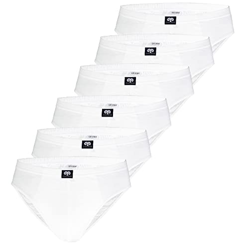 Ceceba Herren Slip 2670 6er Pack, Farbe:Weiß;Wäschegröße:M;Präzise Farbe:weiß 2670-1000 von Ceceba