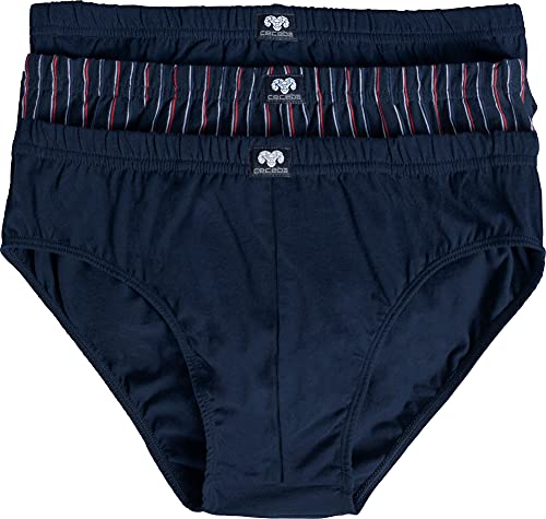Ceceba Herren-Slip 3er-Pack dunkelblau Größe 5 von Ceceba