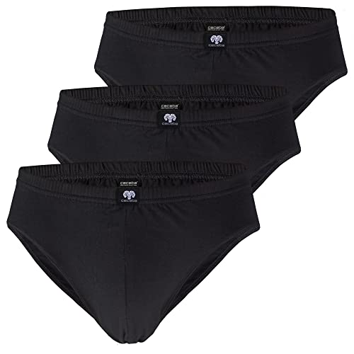 Ceceba Herren Sport 3er Pack Slip, Schwarz (Black 9000), Medium (Herstellergröße: 5) von Ceceba