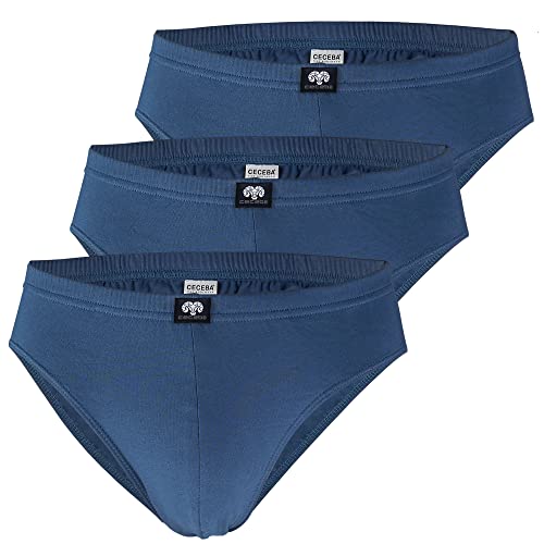 Ceceba Herren Slips (DE/NL/SE/PL, Alphanumerisch, XL, Regular, Regular, 3 x blau (6979)) von Ceceba