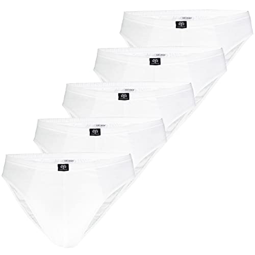 Ceceba Herren Sport 5er Pack Slip, Weiß (Weiss 1000), Large (Herstellergröße: 6) von Ceceba