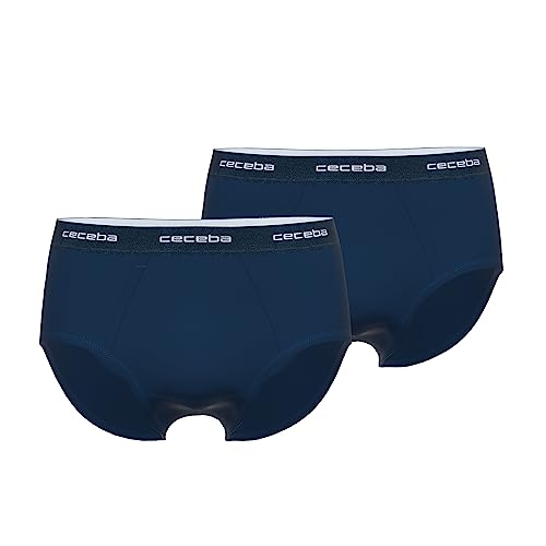 Ceceba Herren Slip Uni 2er Pack, blau, 16 von Ceceba