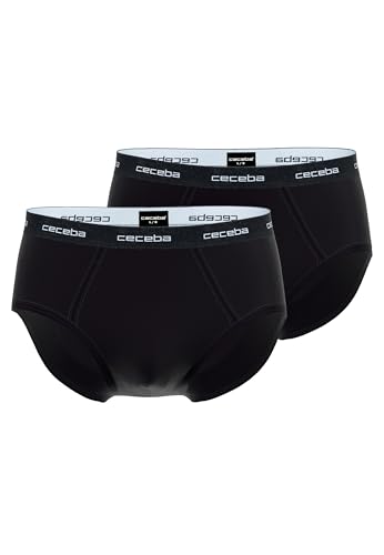 Ceceba Herren Slip schwarz Uni 2er Pack 9 Ceceba Herren Slip schwarz Uni 2er Pack 9 von Ceceba