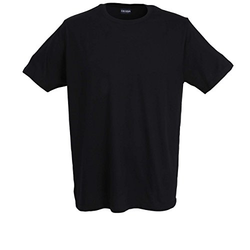 Ceceba Herren, 1/2, Rundhals 2er Pack T-Shirt, Schwarz (Black 9000), XX-Large (Herstellergröße: 56/XXL) von Ceceba